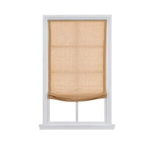 23x64 Home Basics Cordless Light Filtering Relaxed Roman Shade